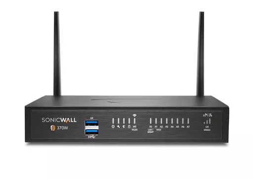 SonicWall TZ370W hardware firewall 3000 Mbit/s