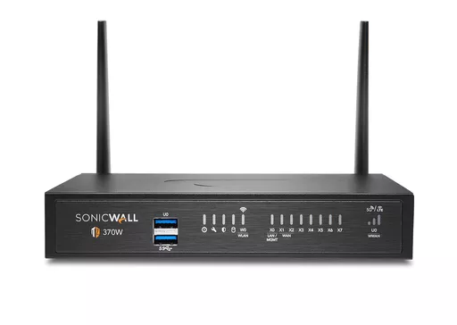 SonicWall TZ370W hardware firewall 3 Gbit/s