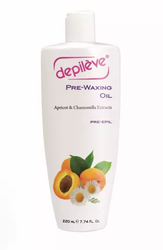 2562 Depileve Cosmetics Pre Waxing Product Oil Bottle 220ml.jpg