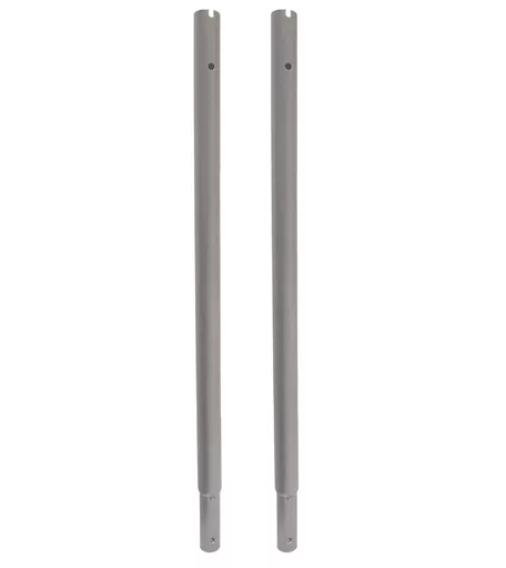 45cm Silver Height Extension Posts for Heavy Duty Clothes Rail (Pair)