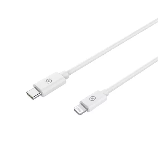 Celly USBLIGHTTYPECWH mobile phone cable White 1 m USB C Lightning