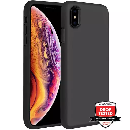 Silicone for iPhone XS/X - Black