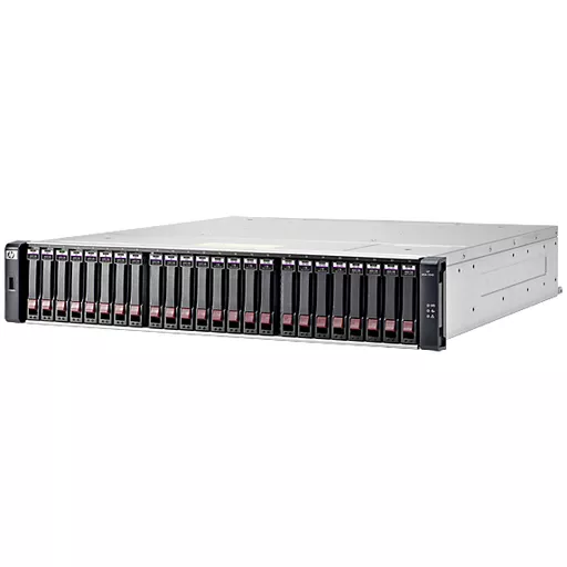 HPE MSA 1040 disk array Rack (2U) Black, Stainless steel