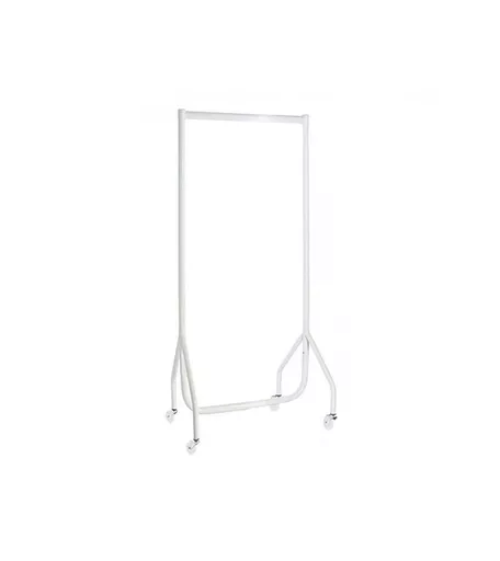 2ft Gloss White Heavy Duty Clothes Rail