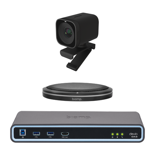 Biamp MRB-S-SCR20-TX Certified meeting room bundle for huddle spaces