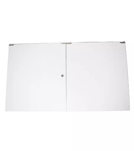 White Sliding Door for 1200mm White Full Glass Display Counter