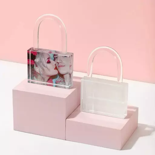 Personalised Photo Crystal Lock with Gift Box