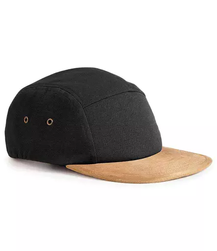 Beechfield Suede Peak 5 Panel Cap