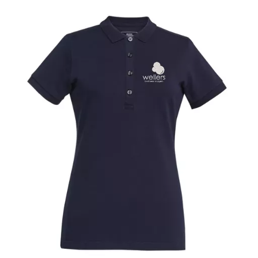Wellers_LadiesArlingtonShortSleevePolo_Navy_Front.png