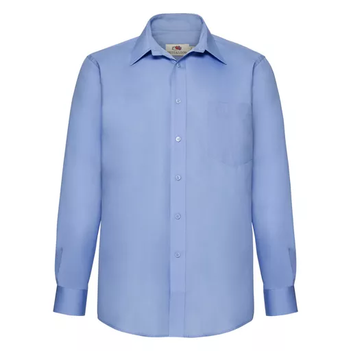 Men's Long Sleeve Poplin Shirt