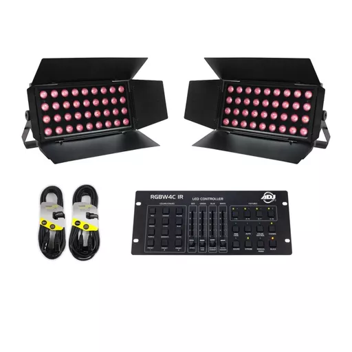 Equinox Cabaret Colour Twin Pack & Controller Bundle