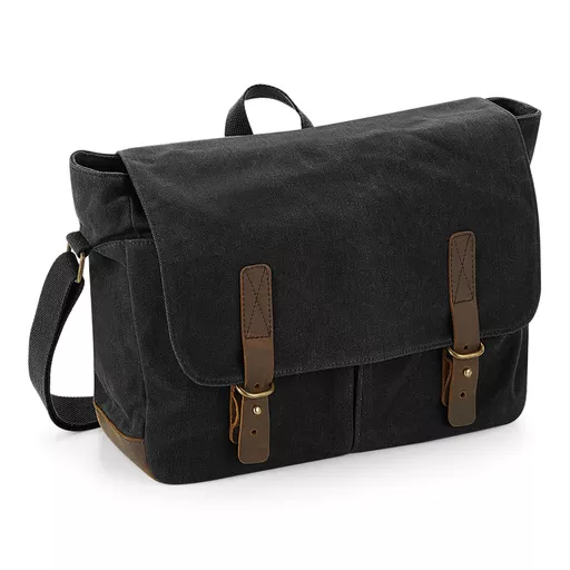 Heritage Waxed Canvas Messenger