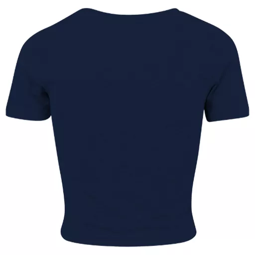 BuildYourBrand_BY042_WomensCropTop_LightNavy_Back.png