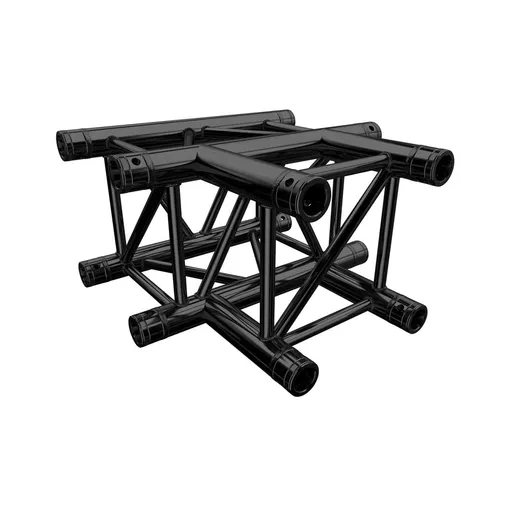 Global Truss F34 PL Stage Black T Piece (4129-35PL-B)
