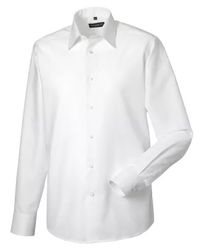 Men's Long Sleeve Easy Care Tailored Oxford Shirt