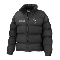 OBUPoleFitness_LadiesPuffaJacket_Black_Front.png