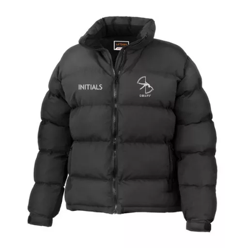 OBUPoleFitness_LadiesPuffaJacket_Black_Front.png