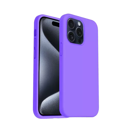 Silicone for iPhone 15 Pro - Purple