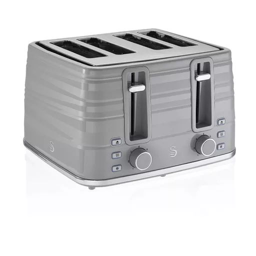 4 Slice Grey Toaster