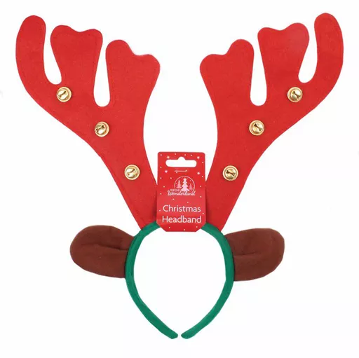 Reindeer Antlers with Bells
