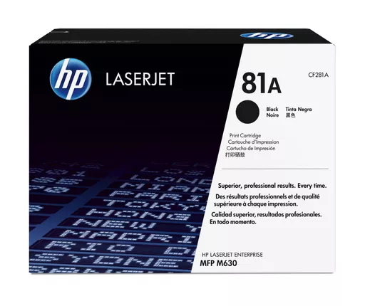 HP CF281A/81A Toner cartridge black, 10.5K pages ISO/IEC 19752 for HP LaserJet M 604/606/630