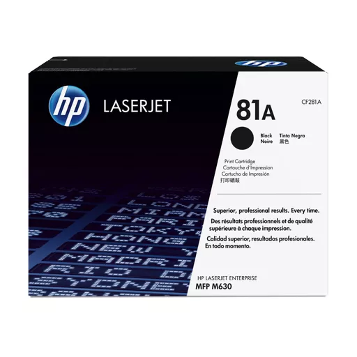 HP CF281A/81A Toner cartridge black, 10.5K pages ISO/IEC 19752 for HP LaserJet M 604/606/630