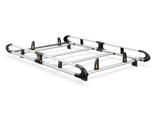 Ford Transit Courier 2024-Onwards L1, H1 Twin Rear Doors - ULTI Rack+ (Aluminium) - 4 Bar Roof Rack