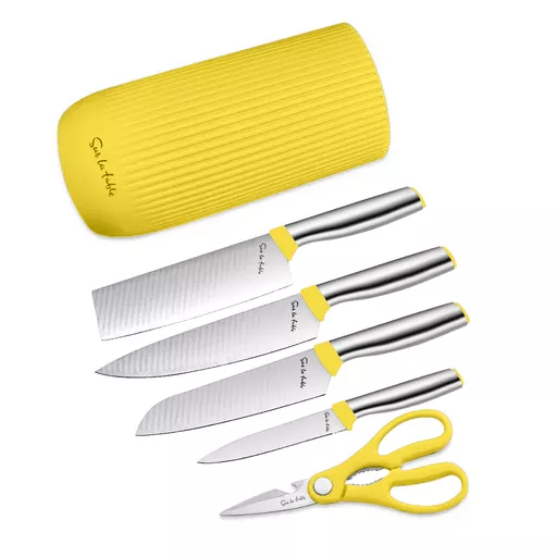 6 Piece Knife Set with Stand