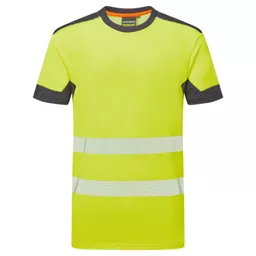 SYH-353C-System-Hi-Vis-Eco-CottonCool-Yellow-Navy-T-Shirt-Front-straight-on With Segmented Tape.png
