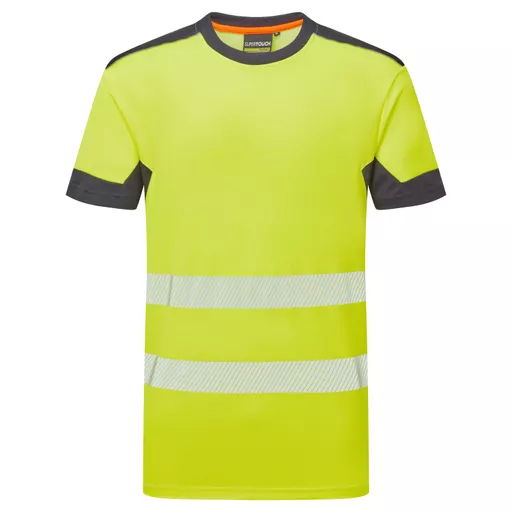System Hi-Vis Eco CottonCool Yellow T-Shirt