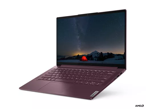 Lenovo Yoga Slim 7 14ARE05 AMD Ryzen™ 7 4700U Laptop 35.6 cm (14") Full HD 8 GB LPDDR4x-SDRAM 512 GB SSD Wi-Fi 6 (802.11ax) Windows 10 Home UK English