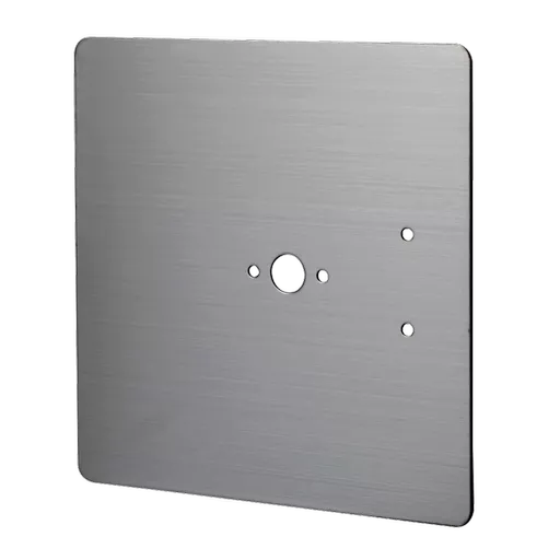 ASEC Stainless Steel Cubicle retro-fit plate to cover fixing holes
