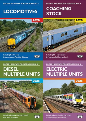 Bundle: Set 2026 BR Pocket Books: Locos, CS, DMU & EMU