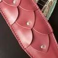 GS92 Dragon Skin Guitar Strap - single colour Swatch