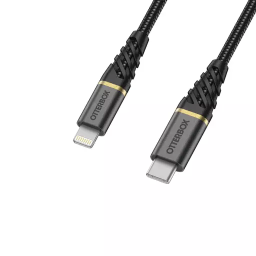 OtterBox Premium Cable USB C-Lightning 1M USB-PD, black