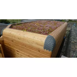 GrufeKit Sedum and Wildflower Roof Trays on Cabin.jpg