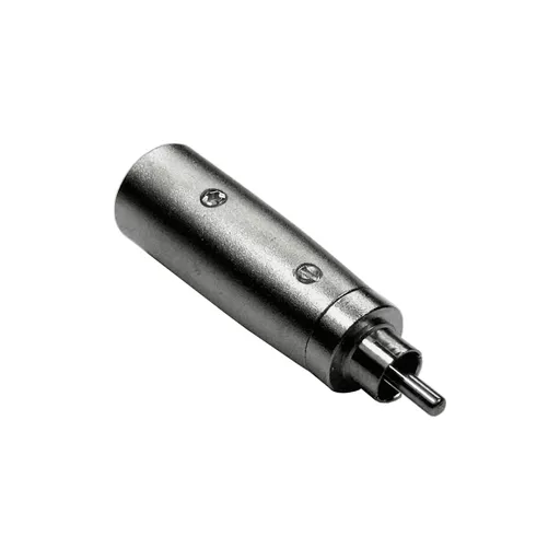 Cables Direct 3XLR-MMRCA cable gender changer RCA XLR Metallic