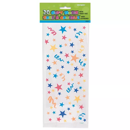 Cello Bag - Stars - Pack of 20