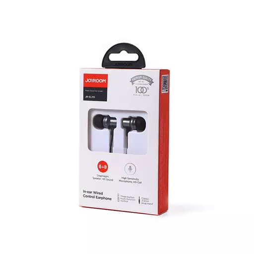 Joyroom - JR-EL115 Wired Aux In-ear Earphones (Grey)