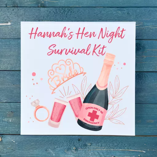 Personalised Hen Night Survival Box