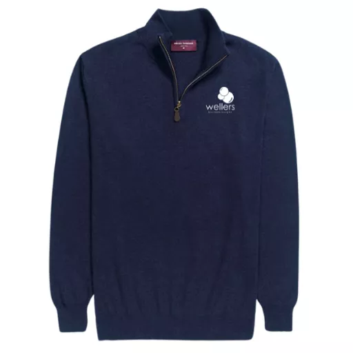 Mens 1_4 Zip Navy.png