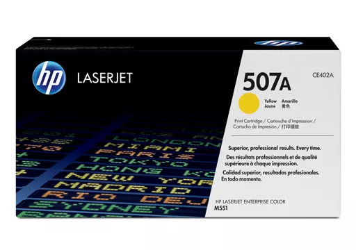 HP CE402A/507A Toner cartridge yellow, 6K pages ISO/IEC 19798 for HP LaserJet EP 500