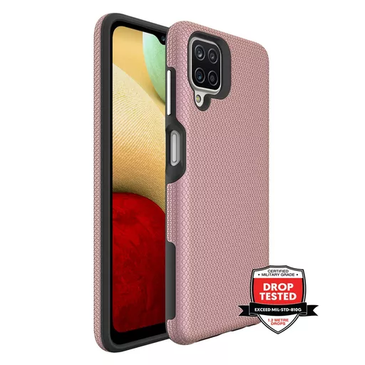 ProGrip for Galaxy A12 - Rose Gold