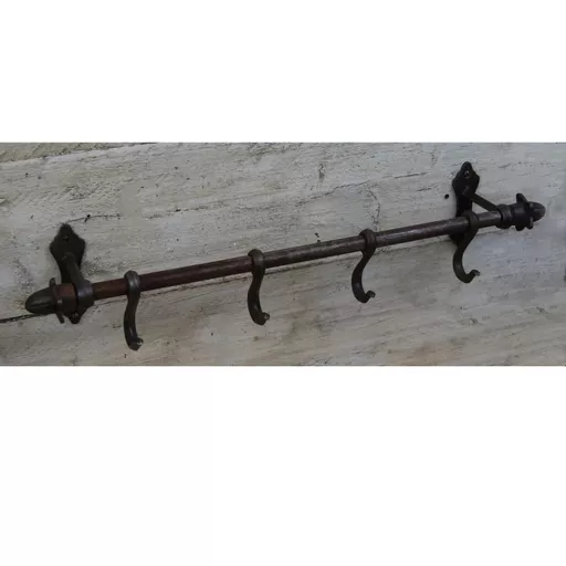 Cast Iron Hook Rail 4 Hooks
