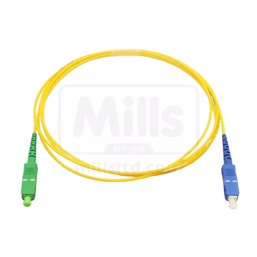 SC/APC - SC/PC G657A1 Singlemode Simplex Patch Cord OS2 9/125 2m