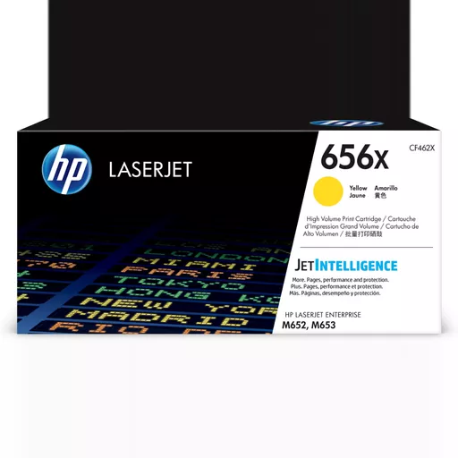 HP CF462X/656X Toner cartridge yellow, 22K pages ISO/IEC 19752 for HP LaserJet M 652