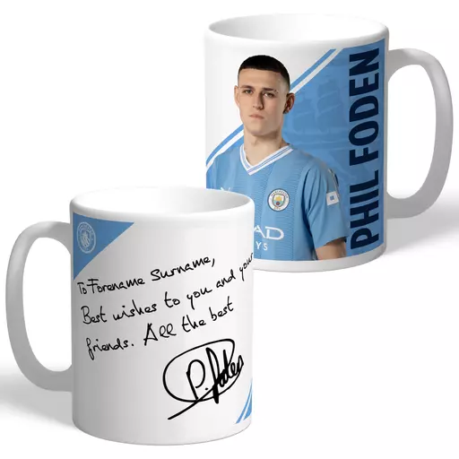 Manchester City FC Foden Autograph Mug