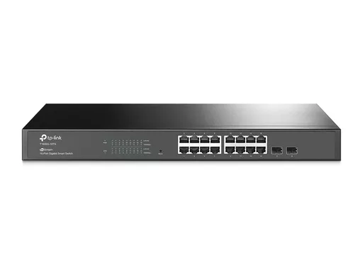 TP-Link T1600G-18TS network switch Managed L2/L3/L4 Gigabit Ethernet (10/100/1000) 1U Black