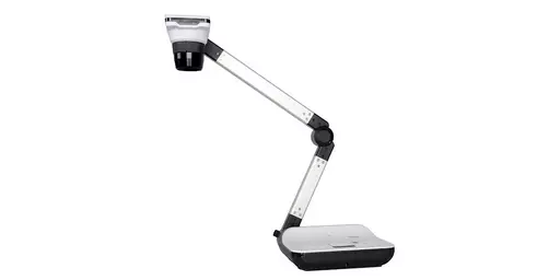 Optoma 8MP CAMERA 136 ZOOM document camera Black, White USB 2.0