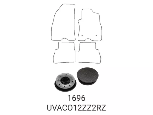 Vauxhall Combo 2012-2018 Tailored Rubber Mats